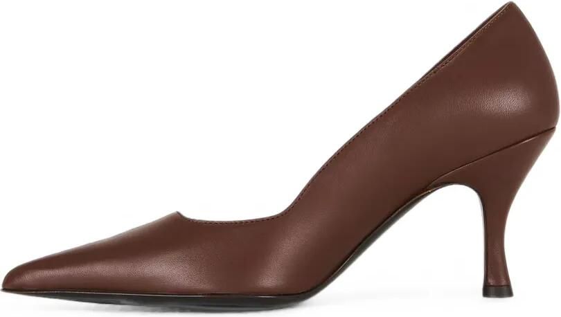 GIABORGHINI Monserrat pumps met puntige neus Bruin - Foto 4