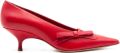GIABORGHINI Oli pumps met strikdetail Rood - Rood