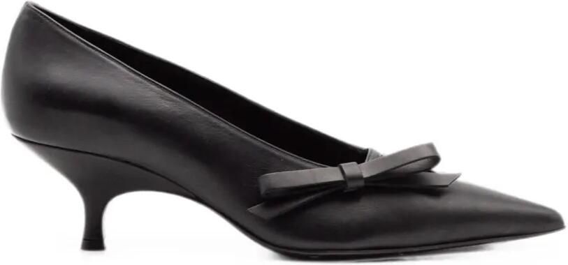 GIABORGHINI Oli pumps met strikdetail Zwart