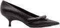 GIABORGHINI Oli pumps met strikdetail Zwart - Zwart