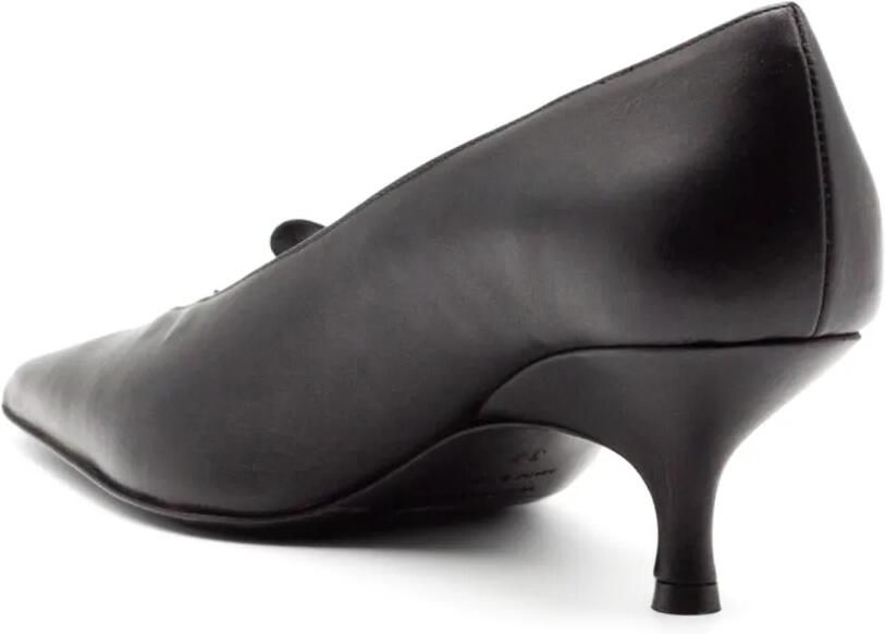 GIABORGHINI Oli pumps met strikdetail Zwart - Foto 4