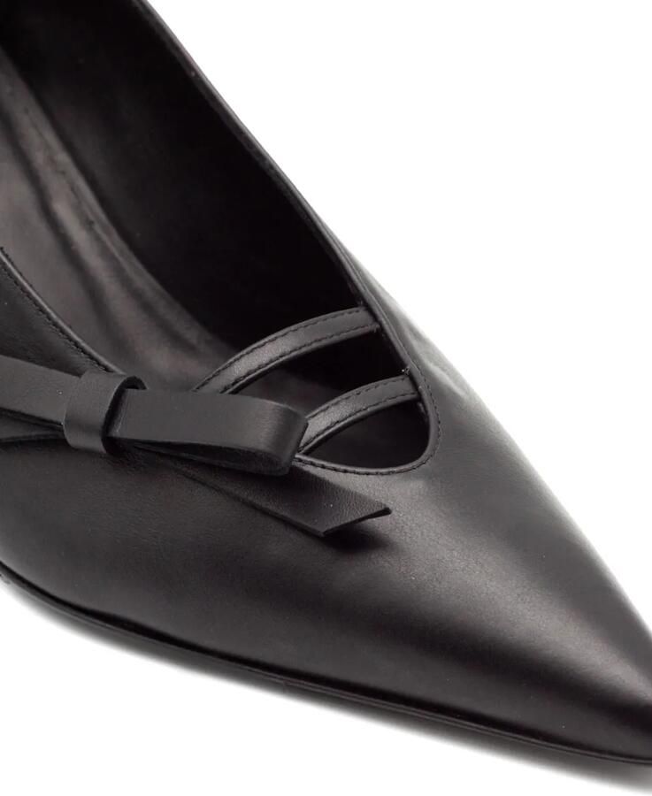 GIABORGHINI Oli pumps met strikdetail Zwart - Foto 2
