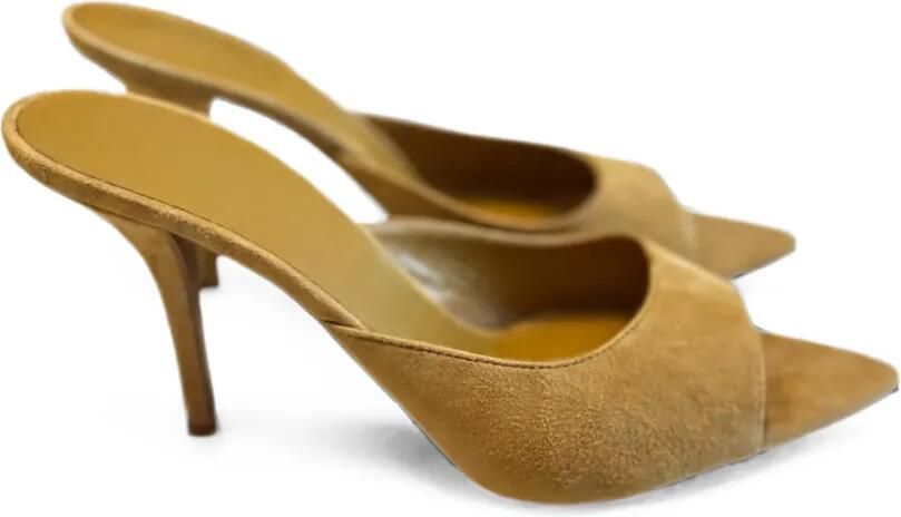 GIABORGHINI Pumps met puntige neus Beige