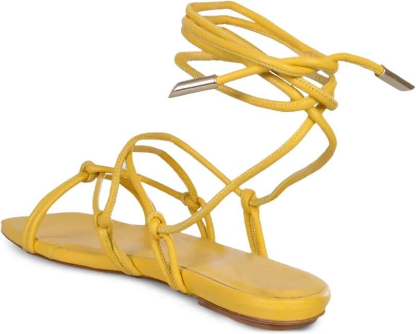 GIABORGHINI Sandalen met open neus Geel - Foto 2
