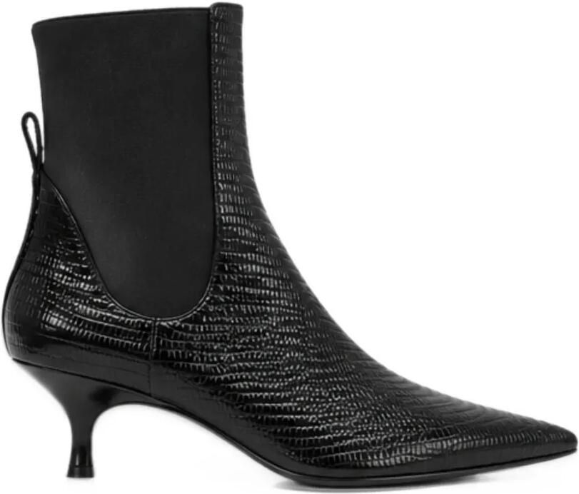 GIABORGHINI Tara pointed-toe boots Zwart