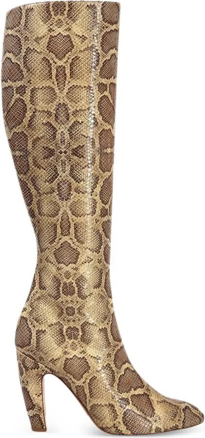 GIABORGHINI Thelma laarzen met rits Beige