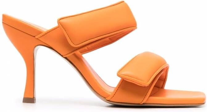 GIABORGHINI Leren sandalen Oranje