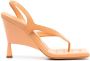GIABORGHINI Leren sandalen Oranje - Thumbnail 1