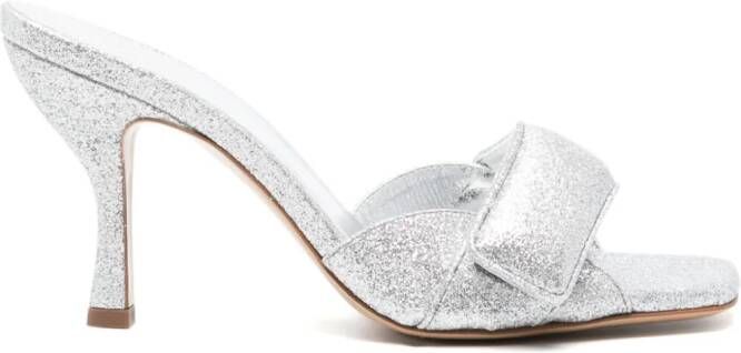 GIABORGHINI Pumps met glitters Zilver