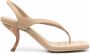 GIABORGHINI Rosie sandalen met vierkante neus Beige - Thumbnail 1