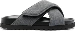 GIABORGHINI Sandalen met klittenband Grijs