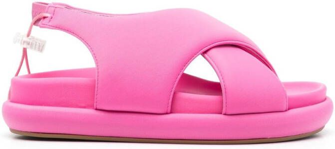 GIABORGHINI Sandalen met open neus Roze