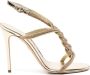 Giambattista Valli Sandalen verfraaid met kristallen 120 mm Goud - Thumbnail 1