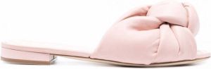 Giambattista Valli Geknoopte sandalen Roze