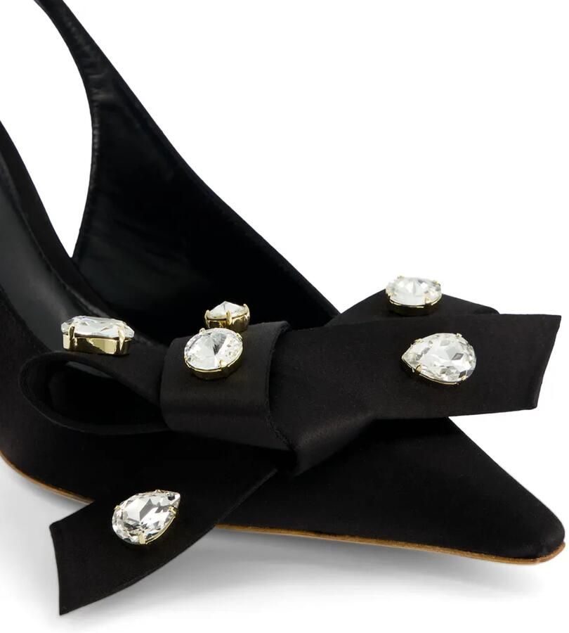Giambattista Valli Pumps met strikdetail Zwart - Foto 2
