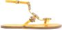Giambattista Valli Jaipur verfraaide sandalen Geel - Thumbnail 1