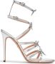 Giambattista Valli Love Bow metallic sandalen Zilver - Thumbnail 1