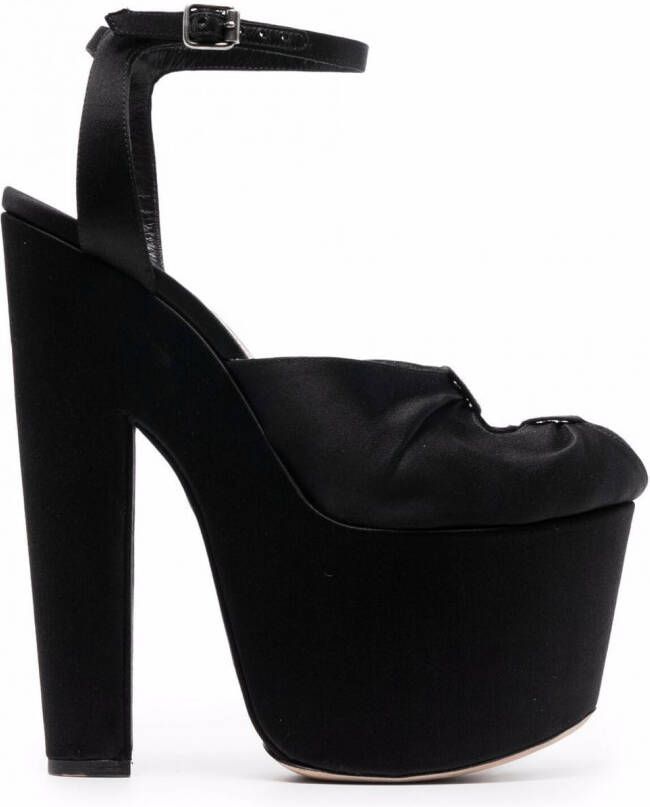 Giambattista Valli Pumps met plateauzool Zwart