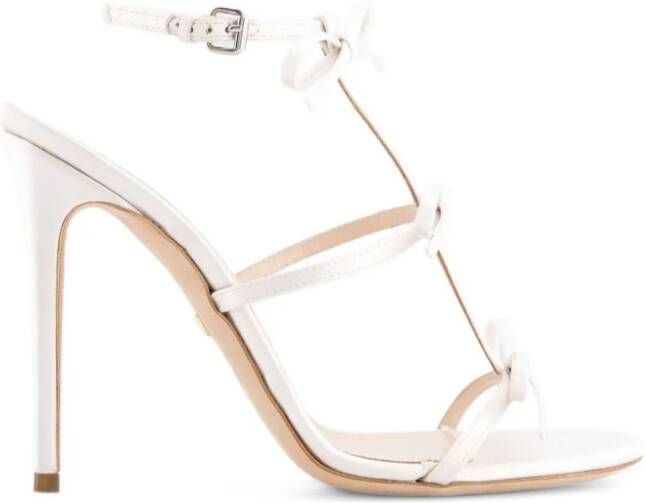 Giambattista Valli Sandalen met ringlets Wit