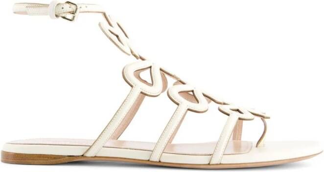 Giambattista Valli Sandalen met strik Wit