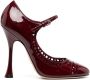 Giambattista Valli Uitgesneden pumps Rood - Thumbnail 1