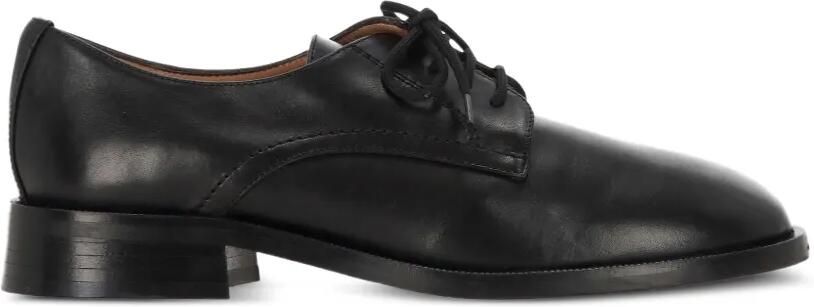 GIANNI CUCCUINI Leren derby schoenen Zwart