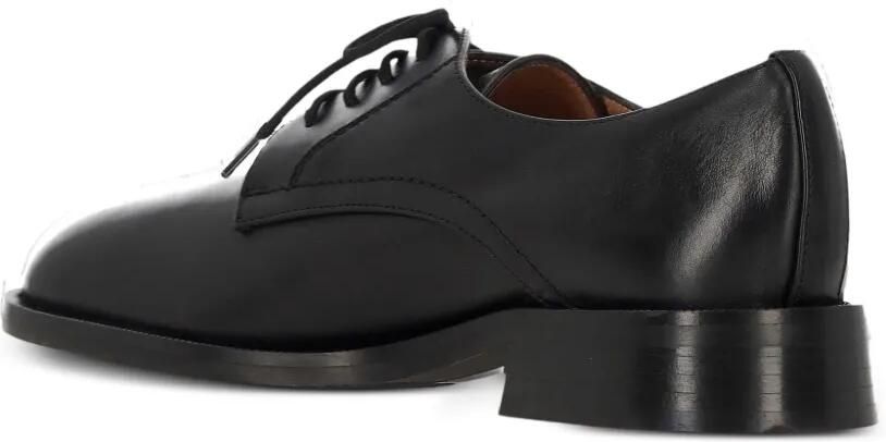 GIANNI CUCCUINI Leren derby schoenen Zwart - Foto 2
