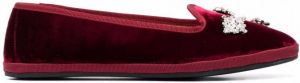 Giannico Ballerina's verfraaid met kristallen Rood
