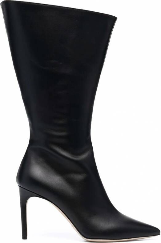 Giannico Victoria leren laarzen Zwart