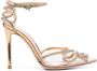 Gianvito Rossi Pumps verfraaid met kristallen Beige - Thumbnail 1