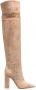 Gianvito Rossi Laarzen met puntige neus Beige - Thumbnail 1
