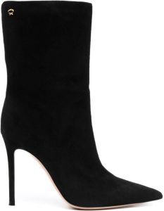 Gianvito Rossi Laarzen met puntige neus Zwart