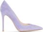 Gianvito Rossi Suède pumps Paars - Thumbnail 1