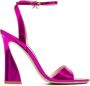 Gianvito Rossi Sandalen met gewelfde hak Roze - Thumbnail 1