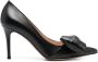 Gianvito Rossi Leren pumps Zwart - Thumbnail 1