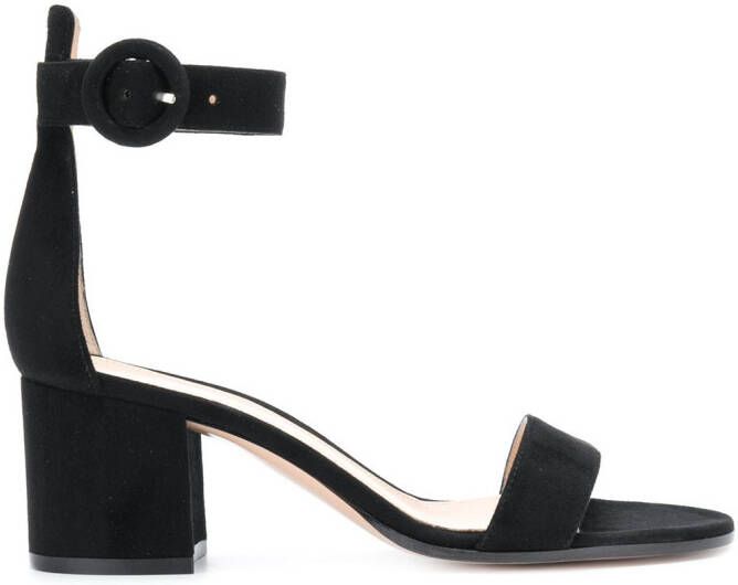 Gianvito Rossi ankle strap sandals Zwart