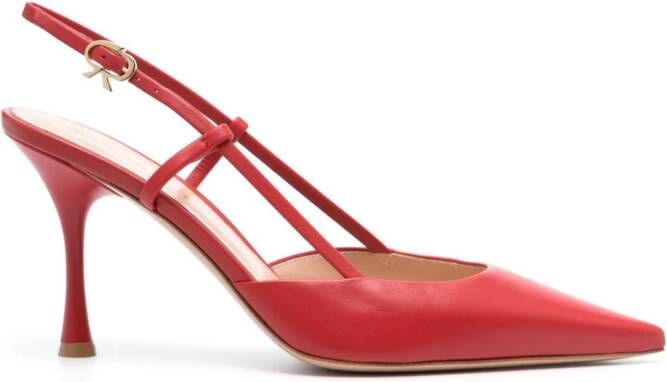 Gianvito Rossi Ascent slingback pumps Rood