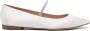 Gianvito Rossi 15 mm ballerina's met gekruiste bandjes Wit - Thumbnail 1
