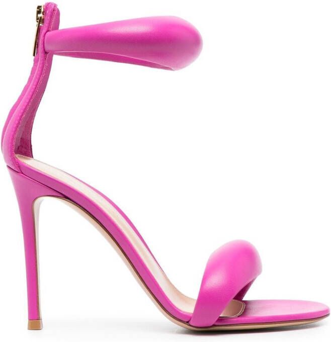 Gianvito Rossi Bijoux 105 sandalen met bubbelbandje Roze