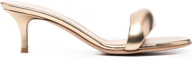Gianvito Rossi Bijoux leren muiltjes Goud