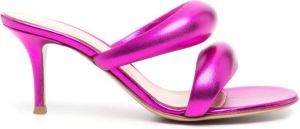 Gianvito Rossi Bijoux leren muiltjes Roze