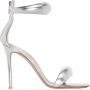 Gianvito Rossi Bijoux leren sandalen Zilver - Thumbnail 1