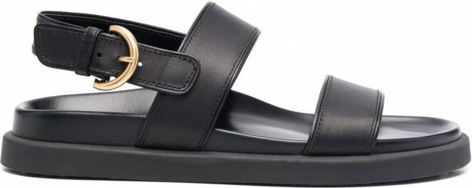 Gianvito Rossi Bilbao sandalen met gesp Zwart