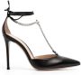 Gianvito Rossi Brilliant 105 pumps verfraaid met kristallen Zwart - Thumbnail 1