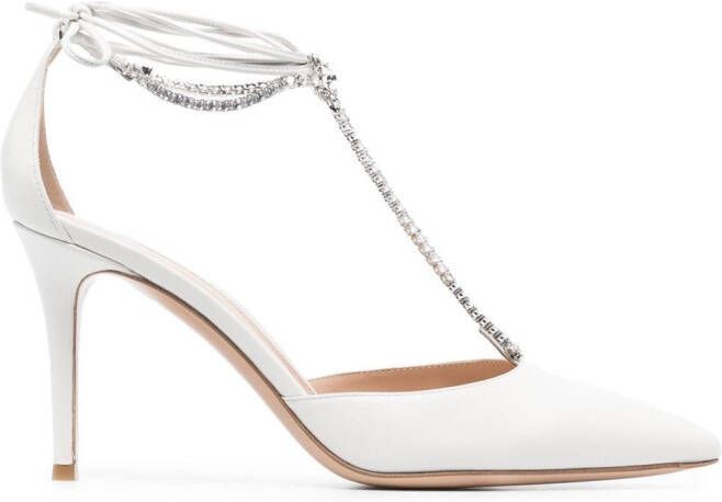 Gianvito Rossi Brilliant pumps Wit