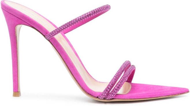 Gianvito Rossi Cannes muiltjes Roze