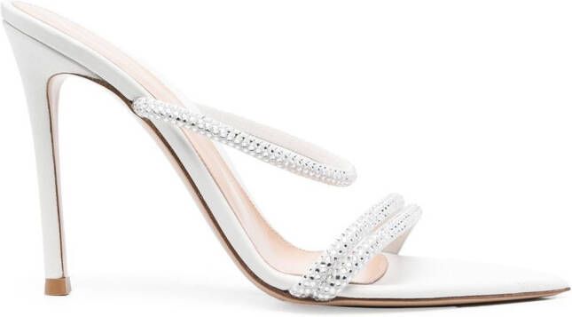 Gianvito Rossi Cannes muiltjes Wit