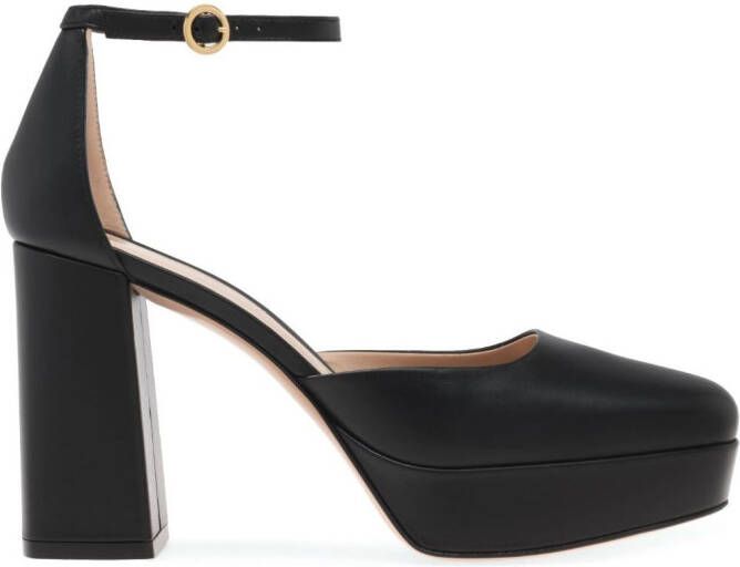 Gianvito Rossi Caren pumps met blokhak Zwart