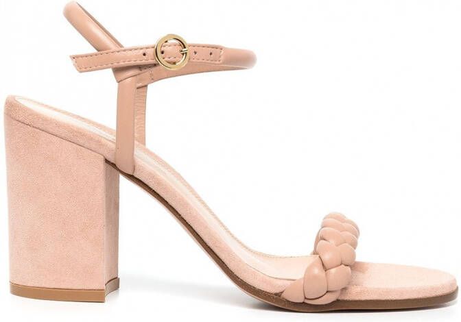 Gianvito Rossi Cruz gevlochten sandalen Roze