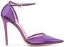 Gianvito Rossi Crystal Flower 110 pumps Paars - Thumbnail 1